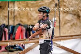 25.09.2022, Premanon, France (FRA): Alexis Colomban (FRA) - Biathlon Samse Summer Tour, pursuit, Premanon (FRA). www.nordicfocus.com. © Thibaut/NordicFocus. Every downloaded picture is fee-liable.