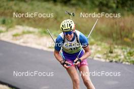 25.09.2022, Premanon, France (FRA): Enzo Bouillet (FRA) - Biathlon Samse Summer Tour, pursuit, Premanon (FRA). www.nordicfocus.com. © Thibaut/NordicFocus. Every downloaded picture is fee-liable.