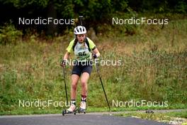 25.09.2022, Premanon, France (FRA): Agathe Gaudillat (FRA) - Biathlon Samse Summer Tour, pursuit, Premanon (FRA). www.nordicfocus.com. © Thibaut/NordicFocus. Every downloaded picture is fee-liable.