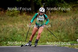 25.09.2022, Premanon, France (FRA): Coline Lanchais (FRA) - Biathlon Samse Summer Tour, pursuit, Premanon (FRA). www.nordicfocus.com. © Thibaut/NordicFocus. Every downloaded picture is fee-liable.