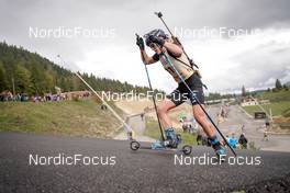 25.09.2022, Premanon, France (FRA): Sophie Chauveau (FRA) - Biathlon Samse Summer Tour, pursuit, Premanon (FRA). www.nordicfocus.com. © Thibaut/NordicFocus. Every downloaded picture is fee-liable.