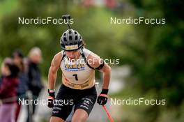 25.09.2022, Premanon, France (FRA): Julia Simon (FRA) - Biathlon Samse Summer Tour, pursuit, Premanon (FRA). www.nordicfocus.com. © Thibaut/NordicFocus. Every downloaded picture is fee-liable.
