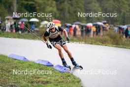 25.09.2022, Premanon, France (FRA): Eric Perrot (FRA) - Biathlon Samse Summer Tour, pursuit, Premanon (FRA). www.nordicfocus.com. © Thibaut/NordicFocus. Every downloaded picture is fee-liable.
