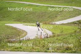 25.09.2022, Premanon, France (FRA): Louis Moreira (FRA) - Biathlon Samse Summer Tour, pursuit, Premanon (FRA). www.nordicfocus.com. © Thibaut/NordicFocus. Every downloaded picture is fee-liable.