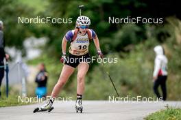 25.09.2022, Premanon, France (FRA): Amandine Mengin (FRA) - Biathlon Samse Summer Tour, pursuit, Premanon (FRA). www.nordicfocus.com. © Thibaut/NordicFocus. Every downloaded picture is fee-liable.