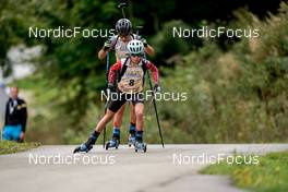 25.09.2022, Premanon, France (FRA): Anaelle Bondoux (FRA) - Biathlon Samse Summer Tour, pursuit, Premanon (FRA). www.nordicfocus.com. © Thibaut/NordicFocus. Every downloaded picture is fee-liable.