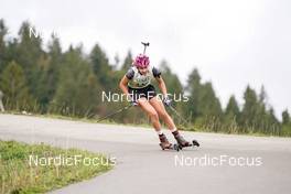 25.09.2022, Premanon, France (FRA): Clotilde Chevrier (FRA) - Biathlon Samse Summer Tour, pursuit, Premanon (FRA). www.nordicfocus.com. © Thibaut/NordicFocus. Every downloaded picture is fee-liable.