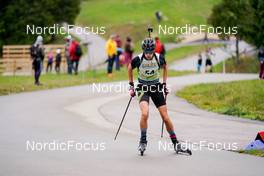 24.09.2022, Premanon, France (FRA): Mathis Laine (FRA) - Biathlon Samse Summer Tour, sprint, Premanon (FRA). www.nordicfocus.com. © Thibaut/NordicFocus. Every downloaded picture is fee-liable.