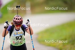 24.09.2022, Premanon, France (FRA): Juliane Jacob (FRA) - Biathlon Samse Summer Tour, sprint, Premanon (FRA). www.nordicfocus.com. © Thibaut/NordicFocus. Every downloaded picture is fee-liable.