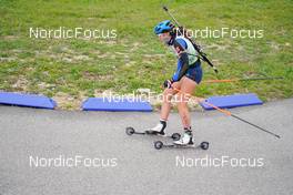 24.09.2022, Premanon, France (FRA): Emma Oustry (FRA) - Biathlon Samse Summer Tour, sprint, Premanon (FRA). www.nordicfocus.com. © Thibaut/NordicFocus. Every downloaded picture is fee-liable.