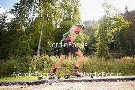24.09.2022, Premanon, France (FRA): Charles Pacalet (FRA) - Biathlon Samse Summer Tour, sprint, Premanon (FRA). www.nordicfocus.com. © Thibaut/NordicFocus. Every downloaded picture is fee-liable.