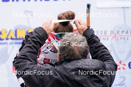 24.09.2022, Premanon, France (FRA): Anaelle Bondoux (FRA) - Biathlon Samse Summer Tour, sprint, Premanon (FRA). www.nordicfocus.com. © Thibaut/NordicFocus. Every downloaded picture is fee-liable.