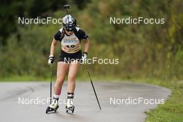 24.09.2022, Premanon, France (FRA): Lou Huyghe (FRA) - Biathlon Samse Summer Tour, sprint, Premanon (FRA). www.nordicfocus.com. © Thibaut/NordicFocus. Every downloaded picture is fee-liable.
