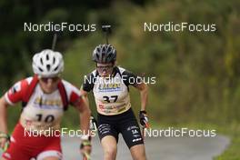 24.09.2022, Premanon, France (FRA): Oceane Michelon (FRA) - Biathlon Samse Summer Tour, sprint, Premanon (FRA). www.nordicfocus.com. © Thibaut/NordicFocus. Every downloaded picture is fee-liable.