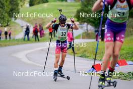 24.09.2022, Premanon, France (FRA): Corentin Jorda (FRA) - Biathlon Samse Summer Tour, sprint, Premanon (FRA). www.nordicfocus.com. © Thibaut/NordicFocus. Every downloaded picture is fee-liable.