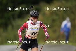 24.09.2022, Premanon, France (FRA): Lola Gilbert Jeanselme (FRA) - Biathlon Samse Summer Tour, sprint, Premanon (FRA). www.nordicfocus.com. © Thibaut/NordicFocus. Every downloaded picture is fee-liable.