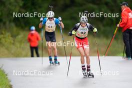 24.09.2022, Premanon, France (FRA): Corentin Jacob (FRA) - Biathlon Samse Summer Tour, sprint, Premanon (FRA). www.nordicfocus.com. © Thibaut/NordicFocus. Every downloaded picture is fee-liable.