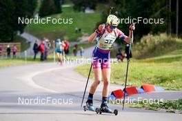 24.09.2022, Premanon, France (FRA): Enzo Bouillet (FRA) - Biathlon Samse Summer Tour, sprint, Premanon (FRA). www.nordicfocus.com. © Thibaut/NordicFocus. Every downloaded picture is fee-liable.