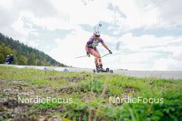 24.09.2022, Premanon, France (FRA): Lena Manzoni (FRA) - Biathlon Samse Summer Tour, sprint, Premanon (FRA). www.nordicfocus.com. © Thibaut/NordicFocus. Every downloaded picture is fee-liable.