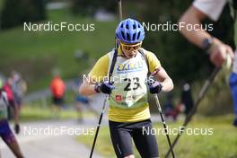24.09.2022, Premanon, France (FRA): Lucas Bourcey (FRA) - Biathlon Samse Summer Tour, sprint, Premanon (FRA). www.nordicfocus.com. © Thibaut/NordicFocus. Every downloaded picture is fee-liable.