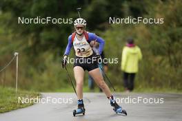 24.09.2022, Premanon, France (FRA): Chloe Favre (FRA) - Biathlon Samse Summer Tour, sprint, Premanon (FRA). www.nordicfocus.com. © Thibaut/NordicFocus. Every downloaded picture is fee-liable.