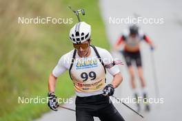 24.09.2022, Premanon, France (FRA): Mathis Huyghe (FRA) - Biathlon Samse Summer Tour, sprint, Premanon (FRA). www.nordicfocus.com. © Thibaut/NordicFocus. Every downloaded picture is fee-liable.
