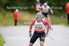 24.09.2022, Premanon, France (FRA): Erwan Moalic (FRA) - Biathlon Samse Summer Tour, sprint, Premanon (FRA). www.nordicfocus.com. © Thibaut/NordicFocus. Every downloaded picture is fee-liable.
