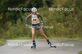 24.09.2022, Premanon, France (FRA): Voldiya Galmace Paulin (FRA) - Biathlon Samse Summer Tour, sprint, Premanon (FRA). www.nordicfocus.com. © Thibaut/NordicFocus. Every downloaded picture is fee-liable.