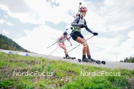 24.09.2022, Premanon, France (FRA): Bambou Pallud (FRA) - Biathlon Samse Summer Tour, sprint, Premanon (FRA). www.nordicfocus.com. © Thibaut/NordicFocus. Every downloaded picture is fee-liable.