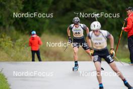 24.09.2022, Premanon, France (FRA): Damien Levet (FRA) - Biathlon Samse Summer Tour, sprint, Premanon (FRA). www.nordicfocus.com. © Thibaut/NordicFocus. Every downloaded picture is fee-liable.