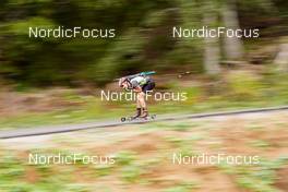 24.09.2022, Premanon, France (FRA): Nans Madelenat (FRA) - Biathlon Samse Summer Tour, sprint, Premanon (FRA). www.nordicfocus.com. © Thibaut/NordicFocus. Every downloaded picture is fee-liable.
