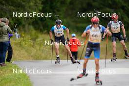24.09.2022, Premanon, France (FRA): Jules Ouvrier Buffet (FRA) - Biathlon Samse Summer Tour, sprint, Premanon (FRA). www.nordicfocus.com. © Thibaut/NordicFocus. Every downloaded picture is fee-liable.