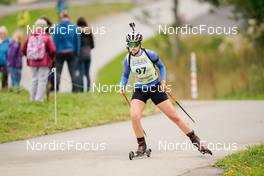24.09.2022, Premanon, France (FRA): Victoria Ardiet (FRA) - Biathlon Samse Summer Tour, sprint, Premanon (FRA). www.nordicfocus.com. © Thibaut/NordicFocus. Every downloaded picture is fee-liable.