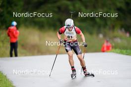 24.09.2022, Premanon, France (FRA): Adrien Baylac (FRA) - Biathlon Samse Summer Tour, sprint, Premanon (FRA). www.nordicfocus.com. © Thibaut/NordicFocus. Every downloaded picture is fee-liable.