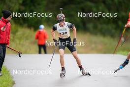 24.09.2022, Premanon, France (FRA): Emilien Boyer (FRA) - Biathlon Samse Summer Tour, sprint, Premanon (FRA). www.nordicfocus.com. © Thibaut/NordicFocus. Every downloaded picture is fee-liable.
