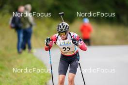 24.09.2022, Premanon, France (FRA): Lou Thievent (FRA) - Biathlon Samse Summer Tour, sprint, Premanon (FRA). www.nordicfocus.com. © Thibaut/NordicFocus. Every downloaded picture is fee-liable.