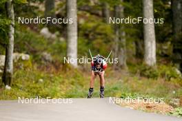 24.09.2022, Premanon, France (FRA): Lois Larger (FRA) - Biathlon Samse Summer Tour, sprint, Premanon (FRA). www.nordicfocus.com. © Thibaut/NordicFocus. Every downloaded picture is fee-liable.
