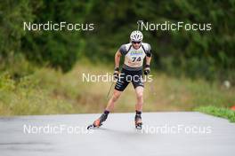24.09.2022, Premanon, France (FRA): Emilien Jacquelin (FRA) - Biathlon Samse Summer Tour, sprint, Premanon (FRA). www.nordicfocus.com. © Thibaut/NordicFocus. Every downloaded picture is fee-liable.