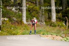 24.09.2022, Premanon, France (FRA): Antonin Guy (FRA) - Biathlon Samse Summer Tour, sprint, Premanon (FRA). www.nordicfocus.com. © Thibaut/NordicFocus. Every downloaded picture is fee-liable.