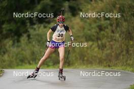 24.09.2022, Premanon, France (FRA): Julie Baverel (FRA) - Biathlon Samse Summer Tour, sprint, Premanon (FRA). www.nordicfocus.com. © Thibaut/NordicFocus. Every downloaded picture is fee-liable.