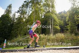 24.09.2022, Premanon, France (FRA): Simon Bulle (FRA) - Biathlon Samse Summer Tour, sprint, Premanon (FRA). www.nordicfocus.com. © Thibaut/NordicFocus. Every downloaded picture is fee-liable.