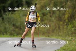 24.09.2022, Premanon, France (FRA): Léa Gross (FRA) - Biathlon Samse Summer Tour, sprint, Premanon (FRA). www.nordicfocus.com. © Thibaut/NordicFocus. Every downloaded picture is fee-liable.