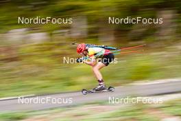 24.09.2022, Premanon, France (FRA): Nathan Viard (FRA) - Biathlon Samse Summer Tour, sprint, Premanon (FRA). www.nordicfocus.com. © Thibaut/NordicFocus. Every downloaded picture is fee-liable.