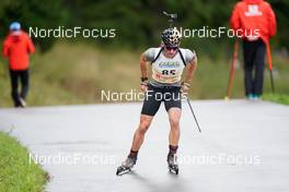 24.09.2022, Premanon, France (FRA): Mathieu Garcia (FRA) - Biathlon Samse Summer Tour, sprint, Premanon (FRA). www.nordicfocus.com. © Thibaut/NordicFocus. Every downloaded picture is fee-liable.