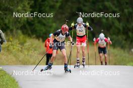 24.09.2022, Premanon, France (FRA): Luc Piron (FRA) - Biathlon Samse Summer Tour, sprint, Premanon (FRA). www.nordicfocus.com. © Thibaut/NordicFocus. Every downloaded picture is fee-liable.