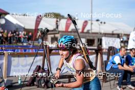 16.10.2022, Arcon, France (FRA): Alice Dusserre (FRA) - Biathlon Samse Summer Tour, pursuit, Arcon (FRA). www.nordicfocus.com. © Thibaut/NordicFocus. Every downloaded picture is fee-liable.