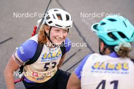 16.10.2022, Arcon, France (FRA): Manon Perrillat Bottonet (FRA) - Biathlon Samse Summer Tour, pursuit, Arcon (FRA). www.nordicfocus.com. © Thibaut/NordicFocus. Every downloaded picture is fee-liable.