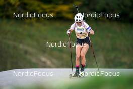 16.10.2022, Arcon, France (FRA): Anna Gandler (AUT) - Biathlon Samse Summer Tour, pursuit, Arcon (FRA). www.nordicfocus.com. © Thibaut/NordicFocus. Every downloaded picture is fee-liable.