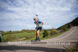 16.10.2022, Arcon, France (FRA): Eric Perrot (FRA) - Biathlon Samse Summer Tour, pursuit, Arcon (FRA). www.nordicfocus.com. © Thibaut/NordicFocus. Every downloaded picture is fee-liable.