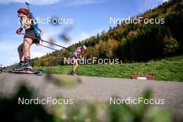16.10.2022, Arcon, France (FRA): Juliette Oliva (FRA) - Biathlon Samse Summer Tour, pursuit, Arcon (FRA). www.nordicfocus.com. © Thibaut/NordicFocus. Every downloaded picture is fee-liable.
